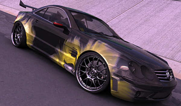 maya mercedes coupe sl - Mercedes sl65 special coupe... by mickyboys